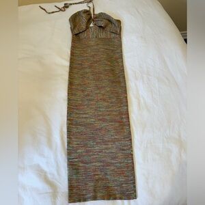 Multicolor Sparkly Knit Sleeveless Dress